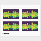 Austin Texas Skyline Rechthoekige Sticker (Vel)