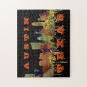 Austin, Texas Skyline - Safari Buff Legpuzzel (Verticaal)