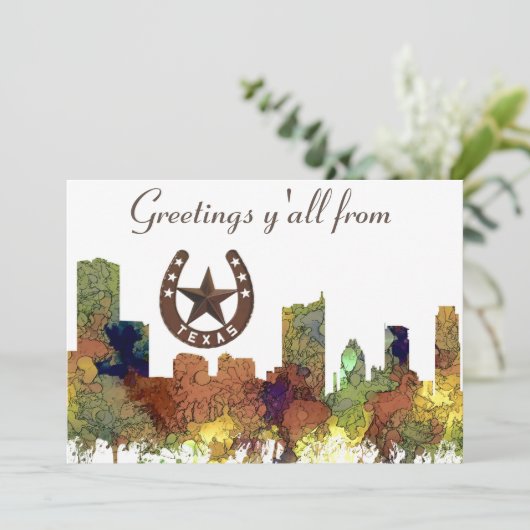 Austin Texas Skyline SG-Safari Buff (Staand voorkant)