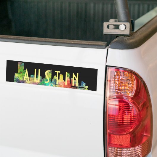 AUSTIN TEXAS SKYLINE SP - BUMPERSTICKER (Op Truck)