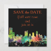 AUSTIN TEXAS SKYLINE SP - SAVE THE DATE (Voorkant)