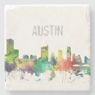 AUSTIN TEXAS SKYLINE SP - STENEN ONDERZETTER