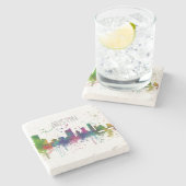 AUSTIN TEXAS SKYLINE STENEN ONDERZETTER (Zijkant)