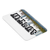 Austin Texas Skyline w / Austin in de lucht Magneet (Rechterzijde)