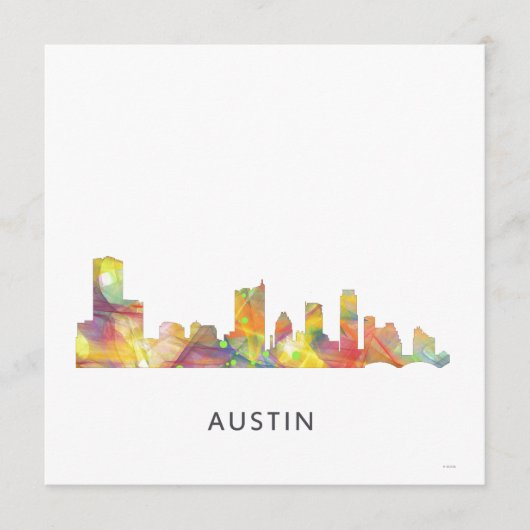 AUSTIN TEXAS SKYLINE WB1 - (Voorkant)