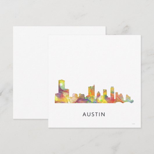 AUSTIN TEXAS SKYLINE WB1 - (Voorkant / Achterkant)