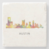 AUSTIN TEXAS SKYLINE WB1 - STENEN ONDERZETTER (Voorkant)