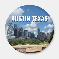 Austin Texas Stadssilhouet Fotografie