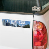 Austin Texas Stadssilhouette Fotografie Bumpersticker (Op Truck)