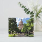 Austin Texas State Capital Building Briefkaart (Staand voorkant)