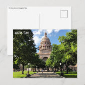 Austin Texas State Capital Building Briefkaart (Voorkant / Achterkant)