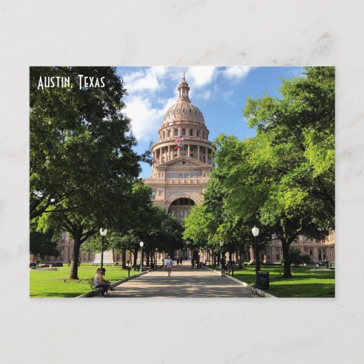 Austin Texas State Capital Building Briefkaart (Voorkant)