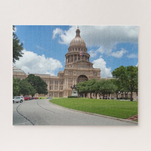 Austin Texas State Capitol Building Foto Puzzle Legpuzzel (Horizontaal)