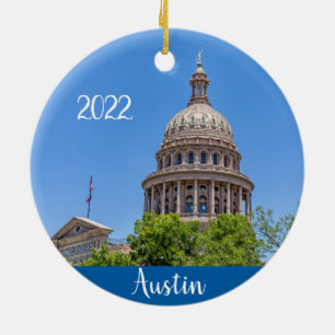 Austin, Texas State Capitol Ceramic Ornament