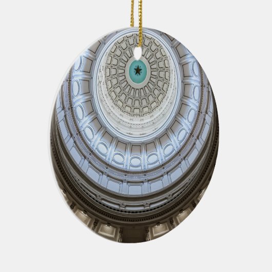 Austin, Texas State Capitol Keramisch Ornament (Rechts)