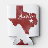 Austin Texas State Star Blikjeskoeler (Achterkant)