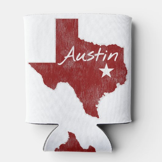 Austin Texas State Star Blikjeskoeler (Achterkant)