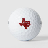 Austin Texas State Star Golfballen (Voorkant)