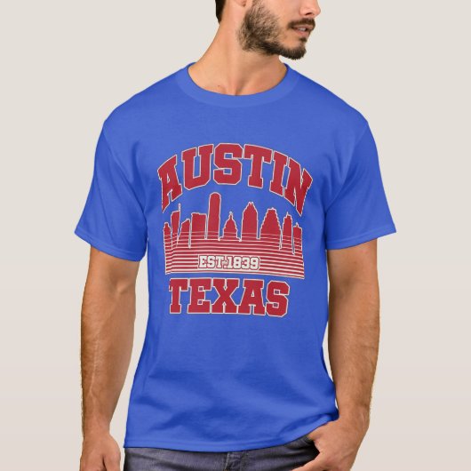 Austin, Texas T-shirt (Voorkant)