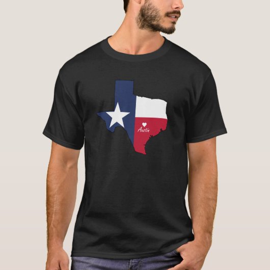 Austin, Texas T-shirt (Voorkant)