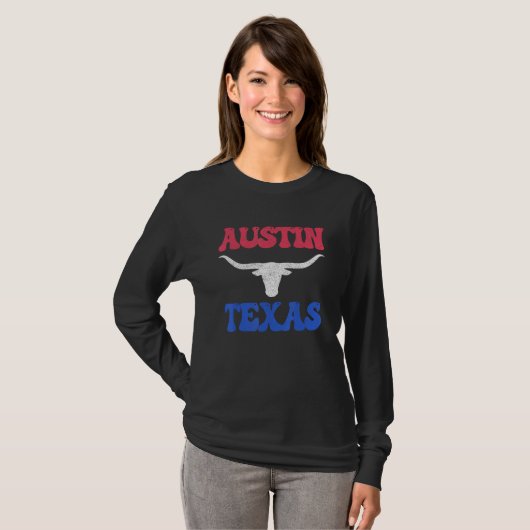 Austin Texas T-shirt (Voorkant volledig)
