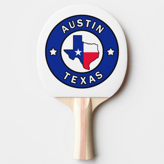 Austin Texas Tafeltennisbatje (Voorkant)