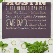 Austin, Texas. Theedoek (Gevouwen)