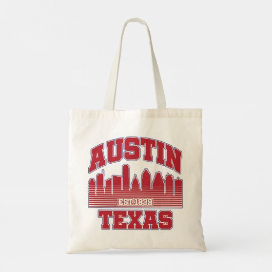 Austin, Texas Tote Bag (Achterkant)