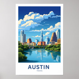 Austin Texas Travel Print