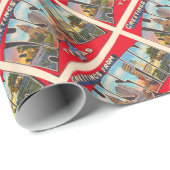 Austin Texas TX  Briefkaart met grote letters Cadeaupapier (Rol Hoek)