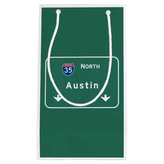 Austin Texas tx Interstate Highway Freeway Road : Klein Cadeauzakje (Voorkant)