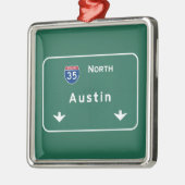 Austin Texas tx Interstate Highway Freeway Road : Metalen Ornament (Links)