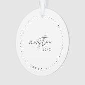 Austin Texas TX Travel United States Simple Ornament (voorkant)
