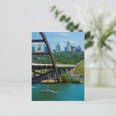 Austin, Texas vanaf 360 Bridge Briefkaart (Staand voorkant)