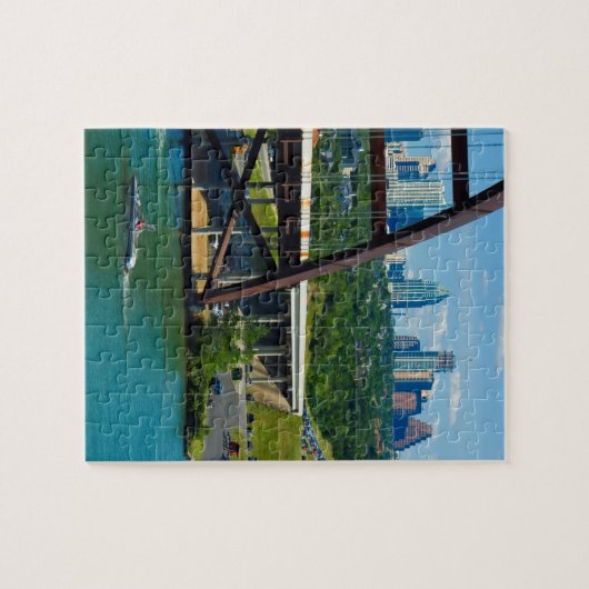 Austin, Texas vanaf 360 Bridge Legpuzzel (Horizontaal)
