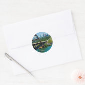 Austin, Texas vanaf 360 Bridge Ronde Sticker (Envelop)