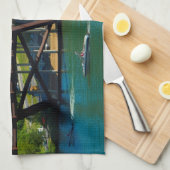 Austin, Texas vanaf 360 Bridge Theedoek (Quarter Fold)