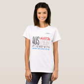 Austin, Texas, Verenigde Staten T-shirt (Voorkant volledig)