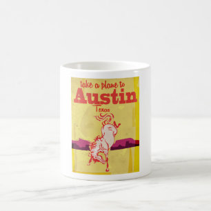 Austin Texas vintage-poster Koffiemok