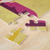 Austin Texas vintage-poster Legpuzzel (Zijkant)