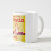 Austin Texas vintage reisposter Grote Koffiekop (Voorkant rechts)