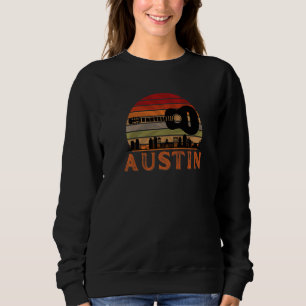 Austin Texas Vintage Sunset Music Capital Trui