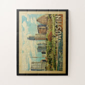 Austin Texas Vintage Travel Legpuzzel (Verticaal)