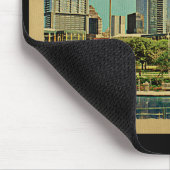 Austin Texas Vintage Travel Muismat (Hoek)