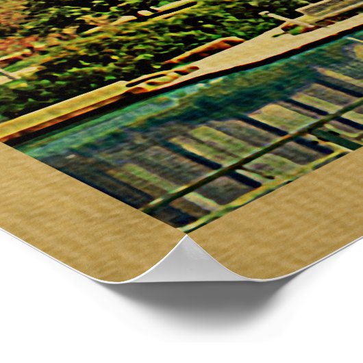 Austin Texas Vintage Travel Poster (Hoek)