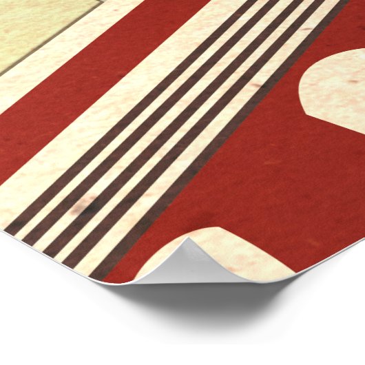 Austin Texas Vintage Travel Poster (Hoek)