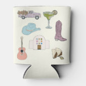 Austin, Texas vrijgezellenbruiloft Blikjeskoeler (Voorkant)