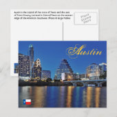 Austin, Texas, VS. Briefkaart (Voorkant / Achterkant)