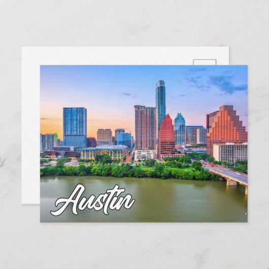 Austin, Texas, VS Briefkaart (Voorkant / Achterkant)