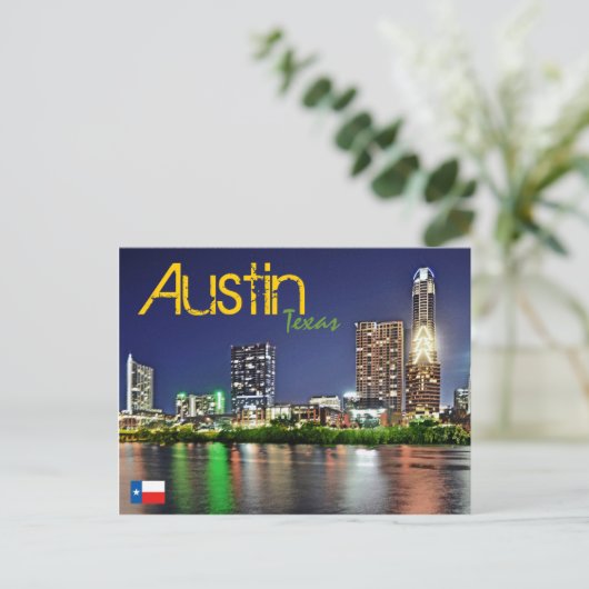 Austin, Texas, VS Briefkaart (Staand voorkant)